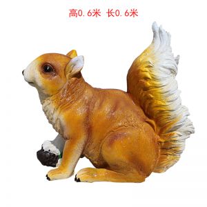 仿真松鼠玻璃鋼