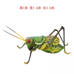 油子螞蚱 玻璃鋼仿真動物 蚱蜢 蟋蟀 蝗蟲