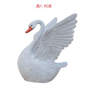 玻璃鋼仿真天鵝