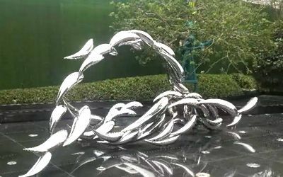 不銹鋼魚雕塑